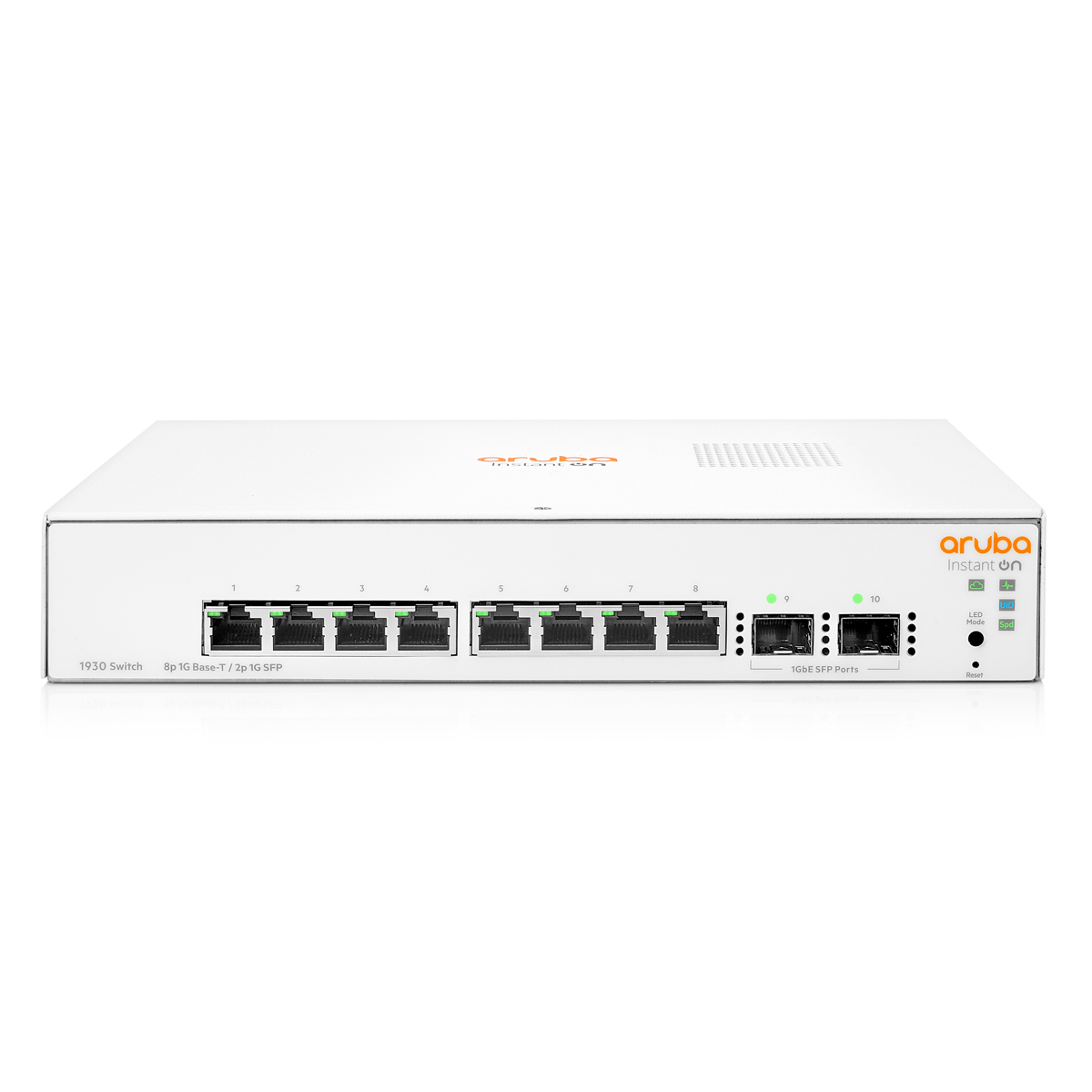 Bild von HPE Networking Instant On 1930 10-Port Switch [8x Gigabit-LAN, 2x SFP, lüfterlos]
