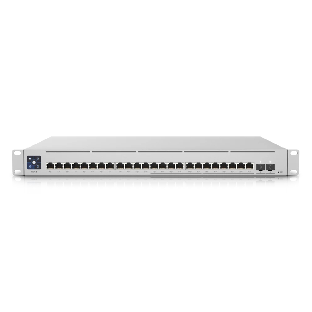 Bild von Ubiquiti Enterprise 24-Port PoE Managed Switch 12x 2.5 Gbit/s und 12x Gigabit Ethernet (PoE+, max. 400W), 2x 10 Gbit/s SFP+