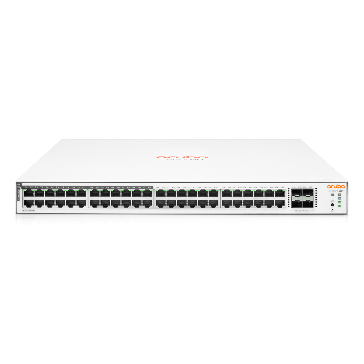 Bild von HPE Networking Instant On 1830 52-Port PoE+ Switch [48x Gigabit-LAN, 4x SFP, PoE+ 370W]