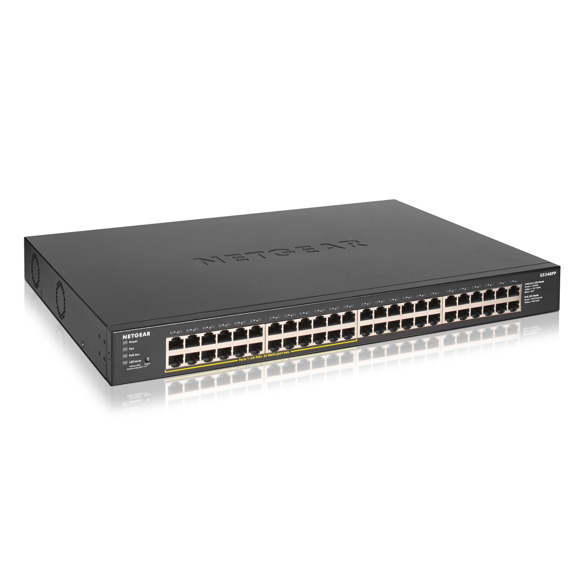 Bild von NETGEAR GS348PP Unmanaged Switch [48x Gigabit Ethernet (24x PoE+)]
