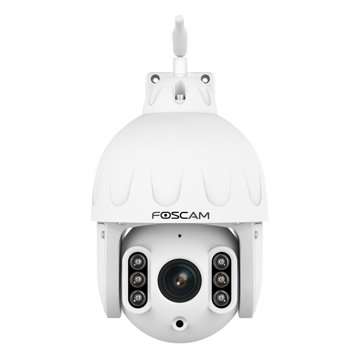 Bild von Foscam SD8P WLAN Überwachungskamera Weiß 8MP (3840x2160), Dualband-WLAN, Schwenk- und Neigefunktion, 4x optischer Zoom