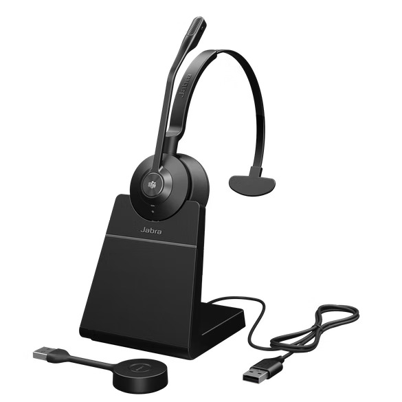 Bild von Jabra Engage 55 SE Headset, Mono, Kabellos, USB-A mit Ladestation, DECT, UC Zertifiziert