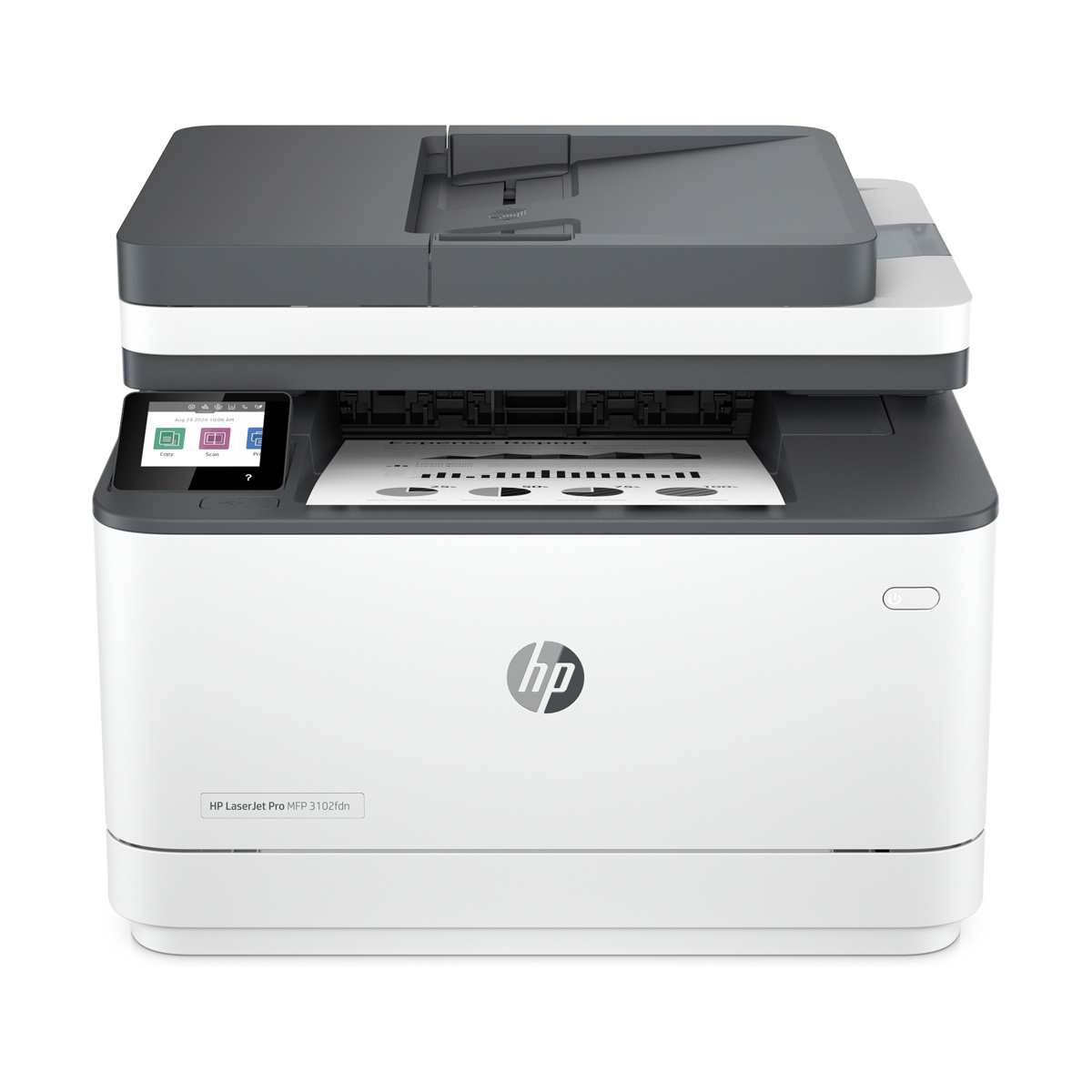Bild von HP LaserJet Pro MFP 3102fdn - 4in1 Multifunktionsdrucker Schwarz-Weiß, Drucken, Kopieren, Scannen, Faxen, Instant Ink