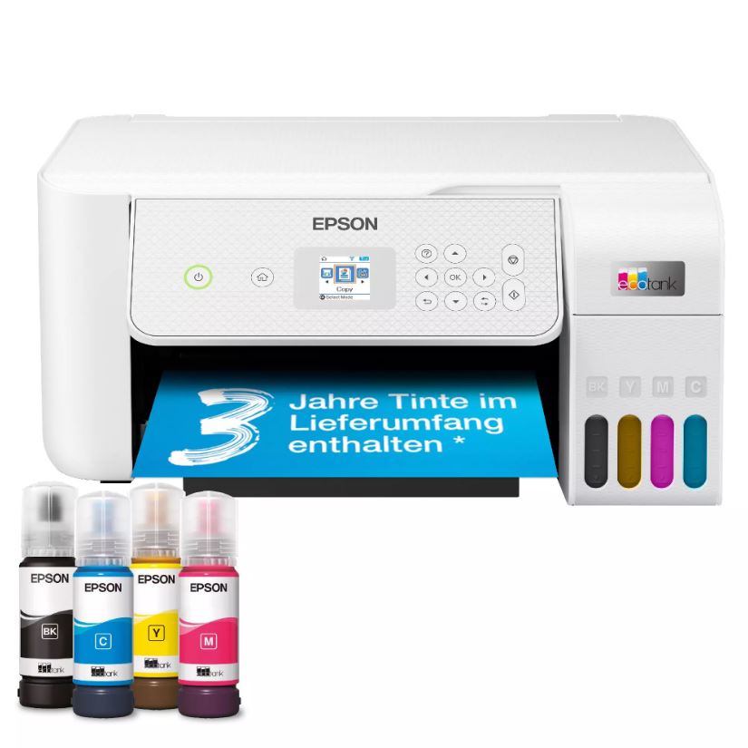 Bild von Epson EcoTank ET-2876 3in1-Tintentank-Multifunktionsdrucker