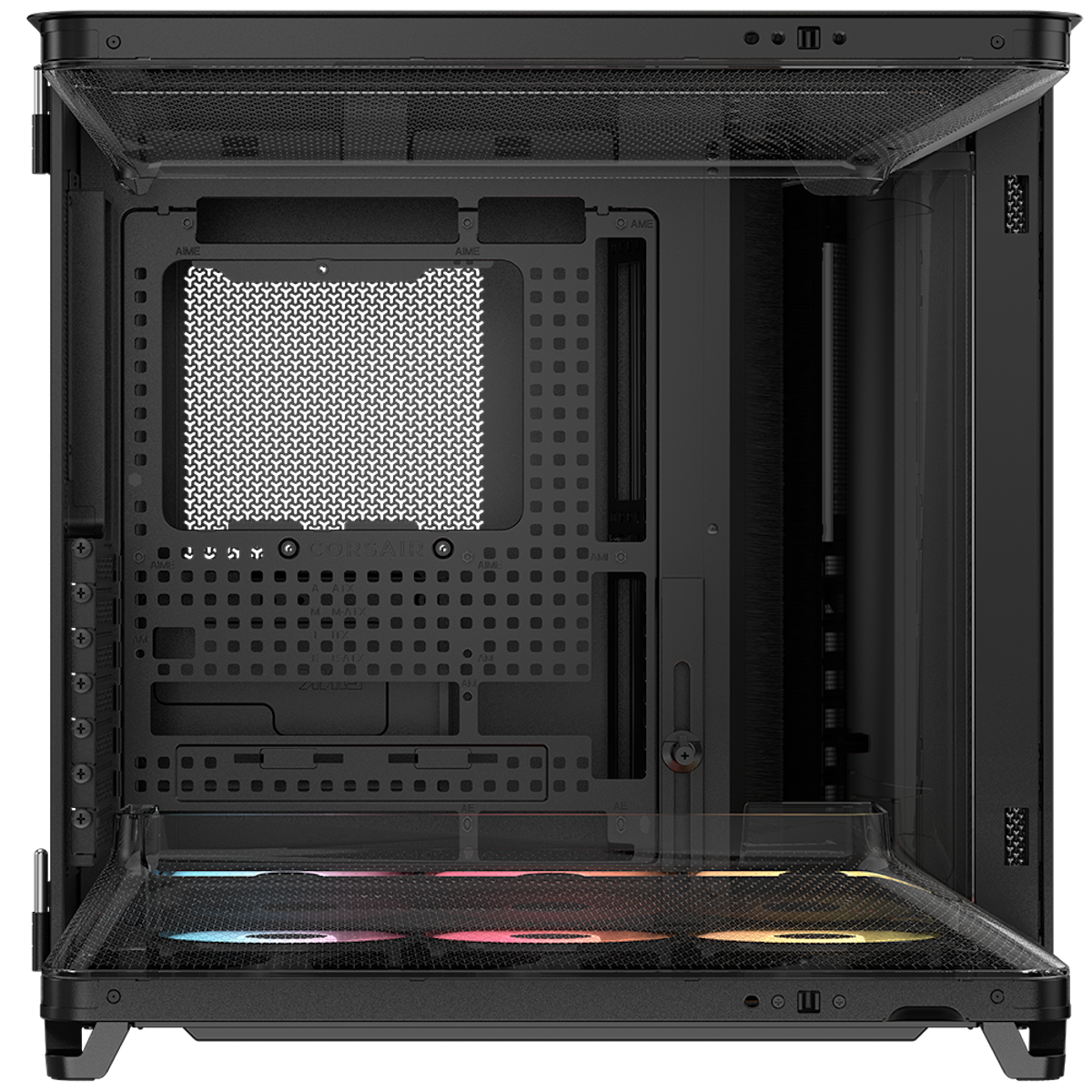 Bild von CORSAIR AIR 5400 RS-R ARGB schwarz | PC-Gehäuse