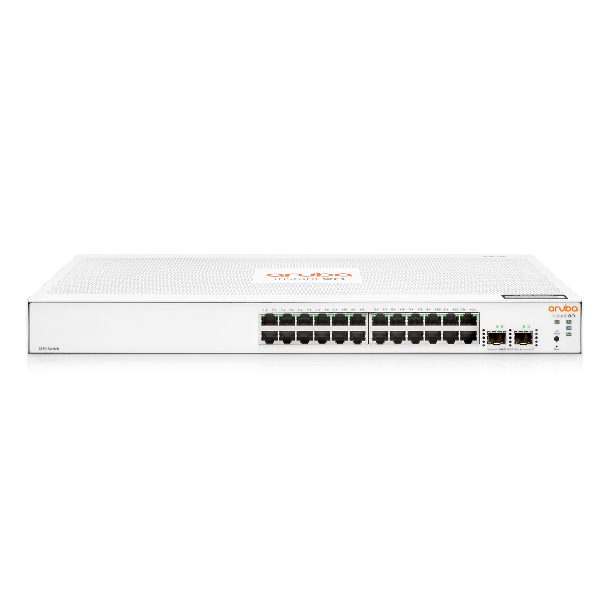 Bild von HPE Networking Instant On 1830 26-Port Switch [24x Gigabit-LAN, 2x SFP, Lüfterlos]