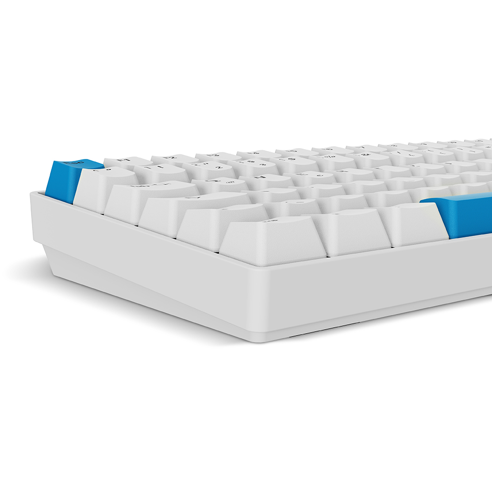 Bild von Sharkoon SKILLER SGK50 S2 PBT Gaming Tastatur B-Ware - 96% Layout, Hot-Swap Gateron GPRO Yellow Switches, RGB-Beleuchtung, QWERTZ-Layout, weiß