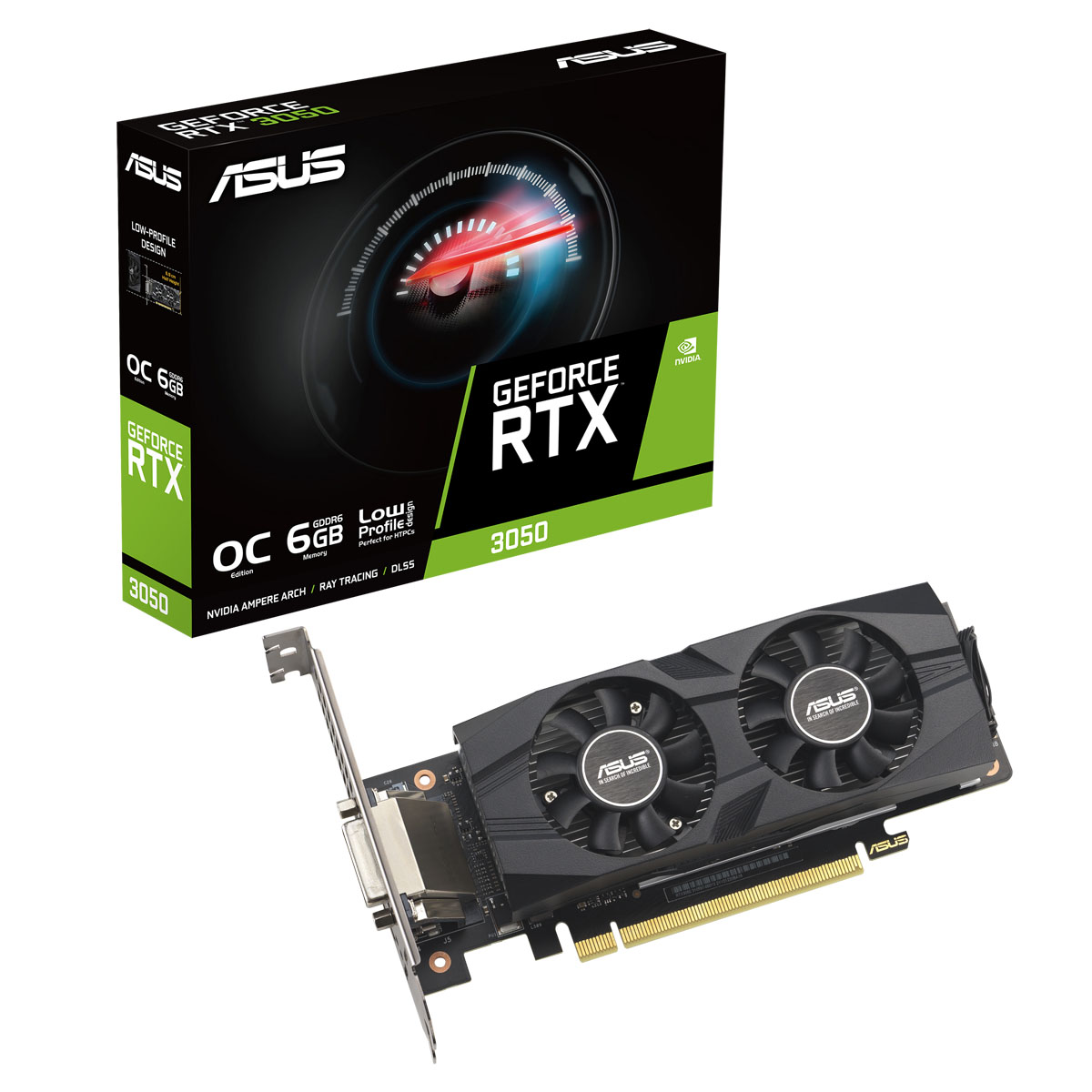 Bild von ASUS GeForce RTX 3050 OC Grafikkarte - 6GB DDR6, DVI, HDMI, DP