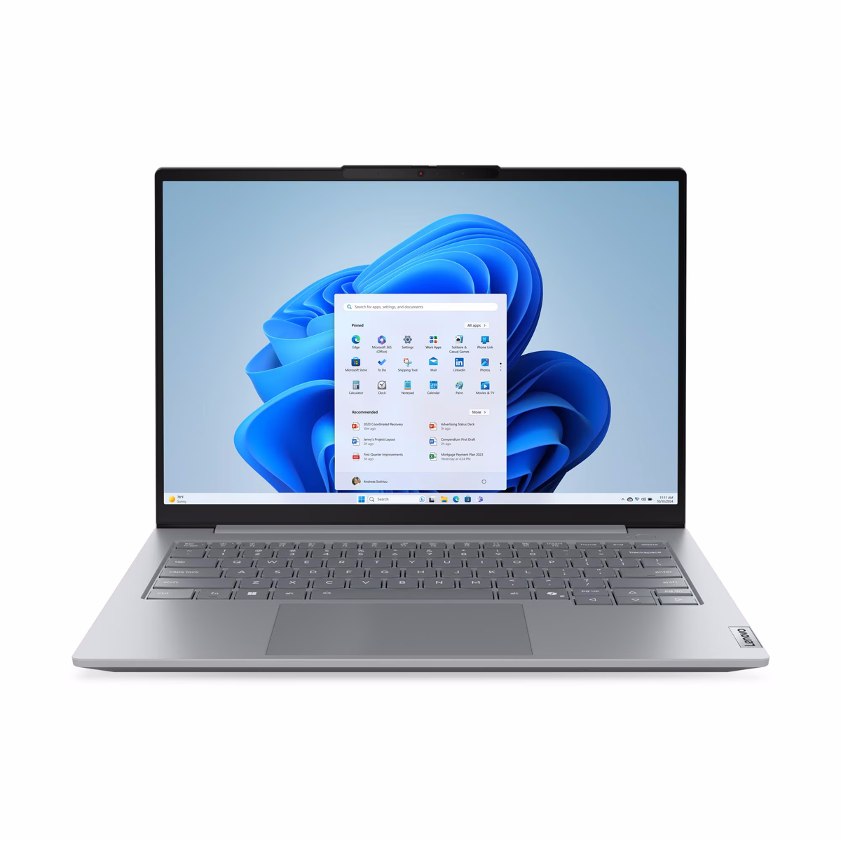 Bild von Lenovo ThinkBook 14 G8 21SJ00ANGE - 14" WUXGA, Intel® Core Ultra 5 225U, 32GB, 512GB, Windows 11 Pro