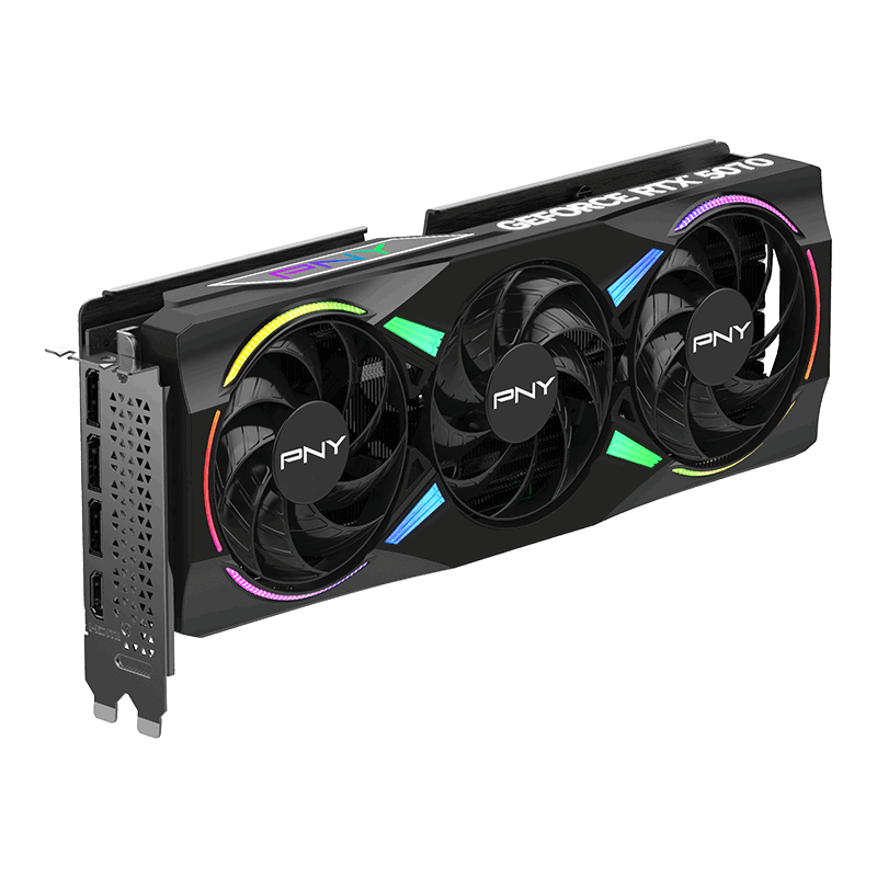 Bild von PNY GeForce RTX 5070 ARGB Epic-X RGB Overclocked Triple Fan - 12GB GDDR7, HDMI, 3x DP