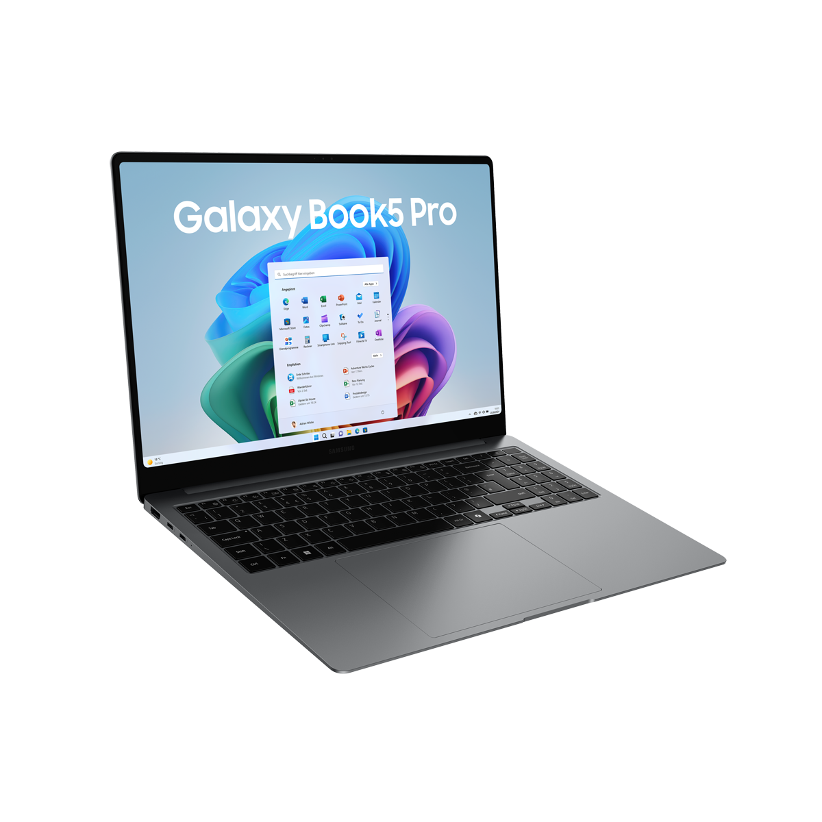 Bild von SAMSUNG Galaxy Book5 Pro 16 Zoll Intel Core Ultra 7 256V 16GB 512GB W11 Moonstone Gray