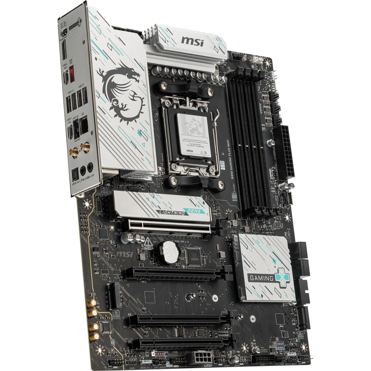 Bild von MSI B850 Gaming Plus WIFI Mainboard Sockel AM5