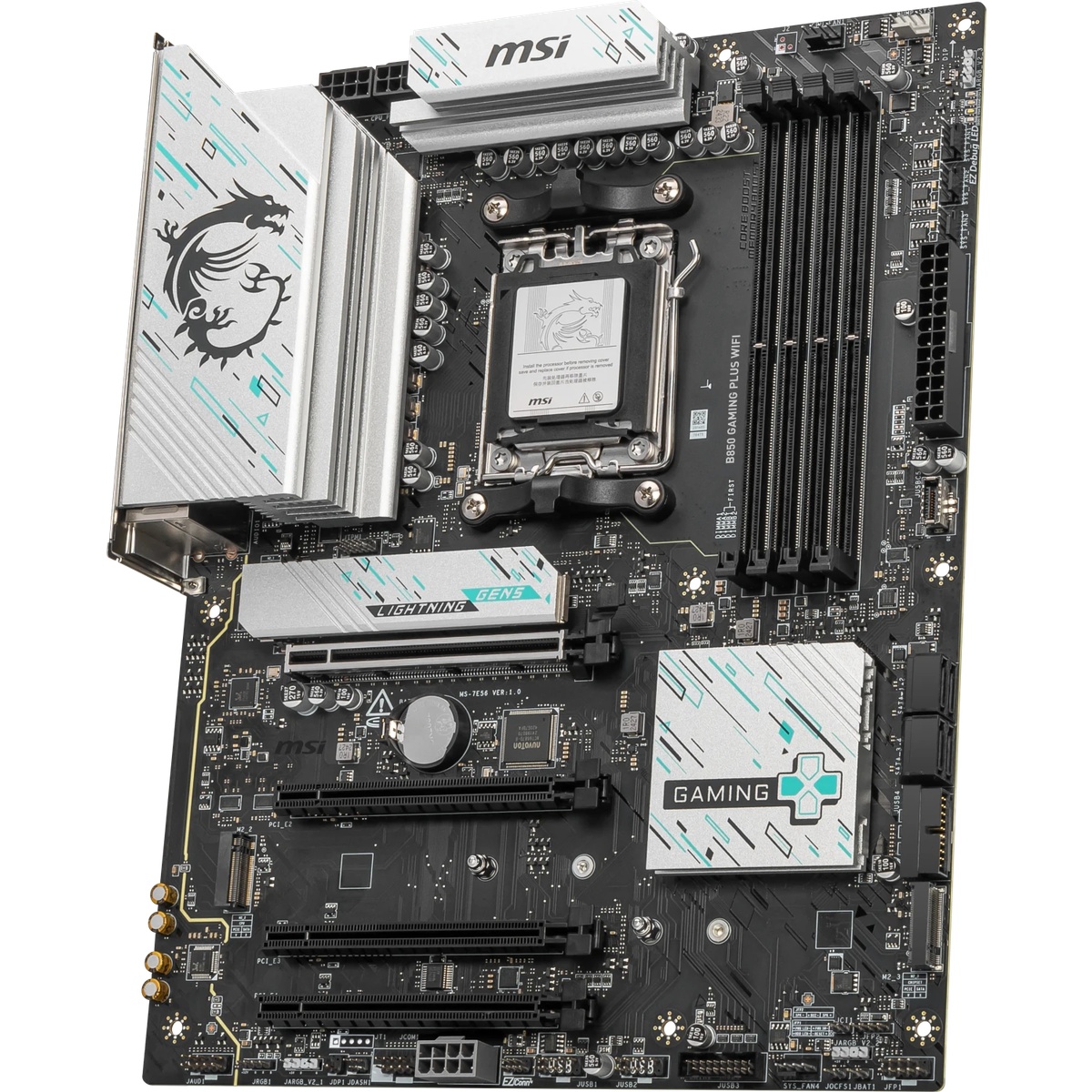 Bild von MSI B850 Gaming Plus WIFI Mainboard Sockel AM5