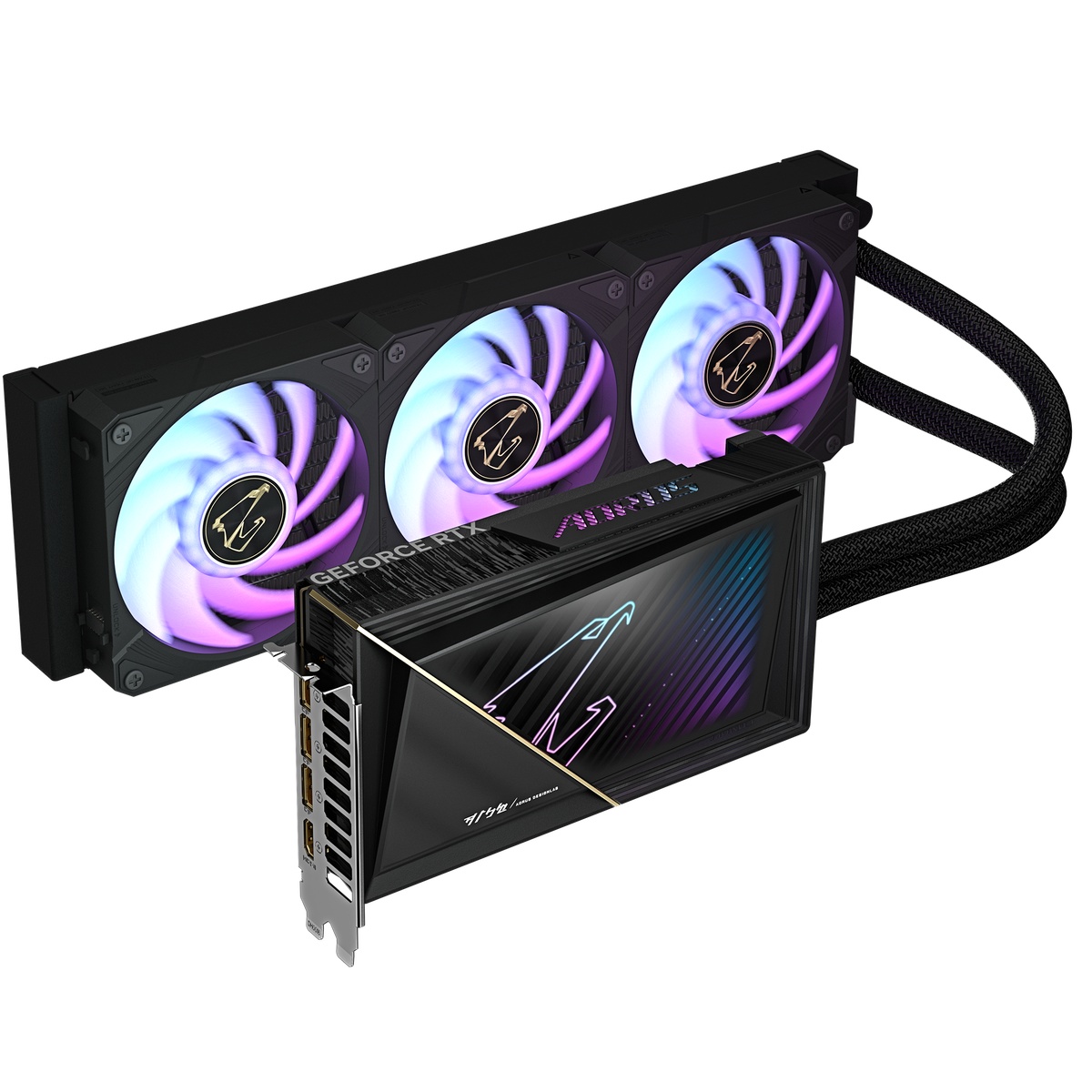 Bild von GIGABYTE AORUS GeForce RTX 5080 Xtreme Waterforce 16G - 16GB GDDR7, HDMI, 3x DP