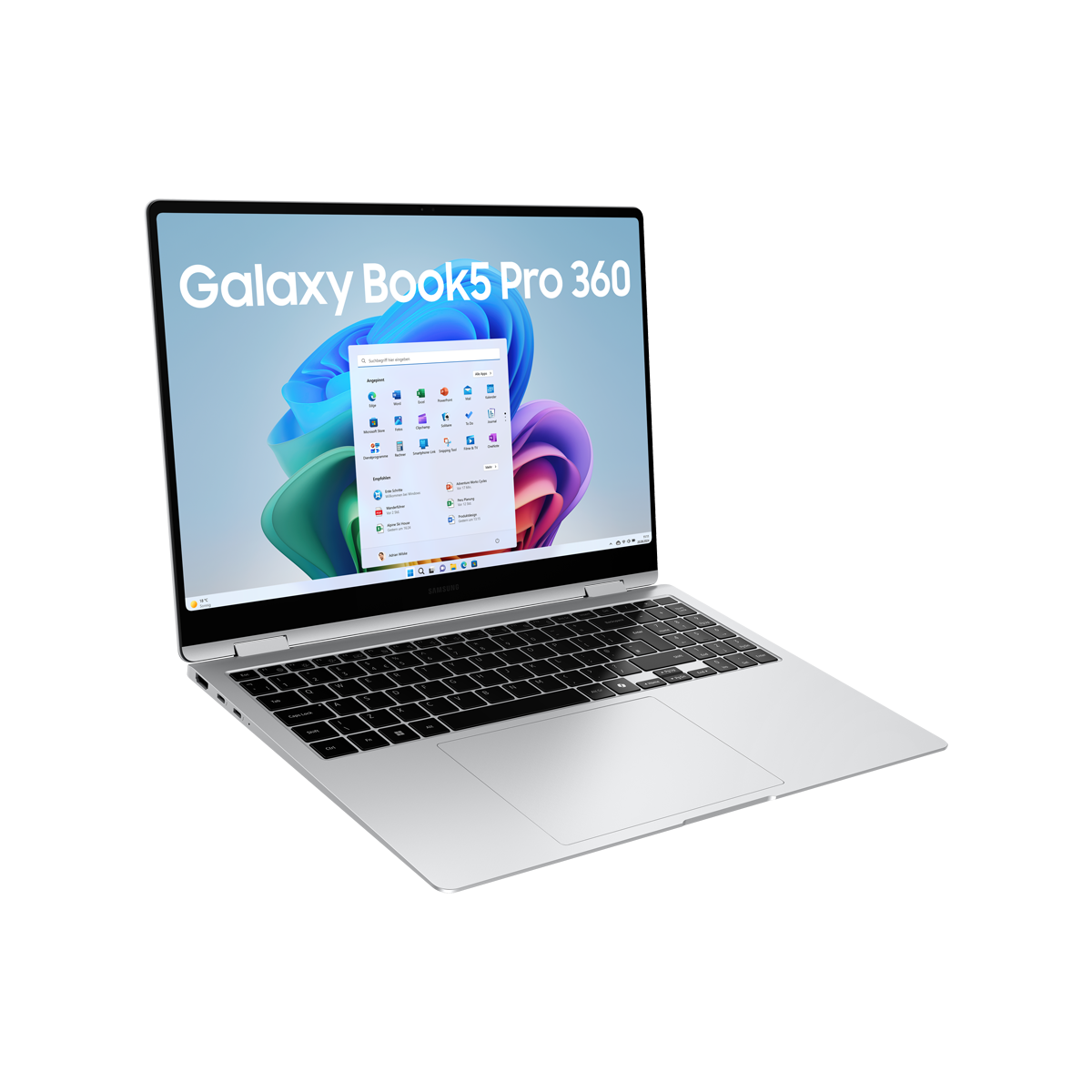 Bild von SAMSUNG Galaxy Book5 Pro 360 16 Zoll Intel Core Ultra 7 258V 32GB 1000GB W11 Platinum Silver