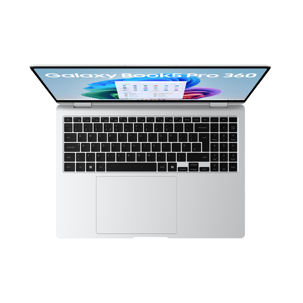 Bild von SAMSUNG Galaxy Book5 Pro 360 16 Zoll Intel Core Ultra 7 258V 32GB 1000GB W11 Platinum Silver