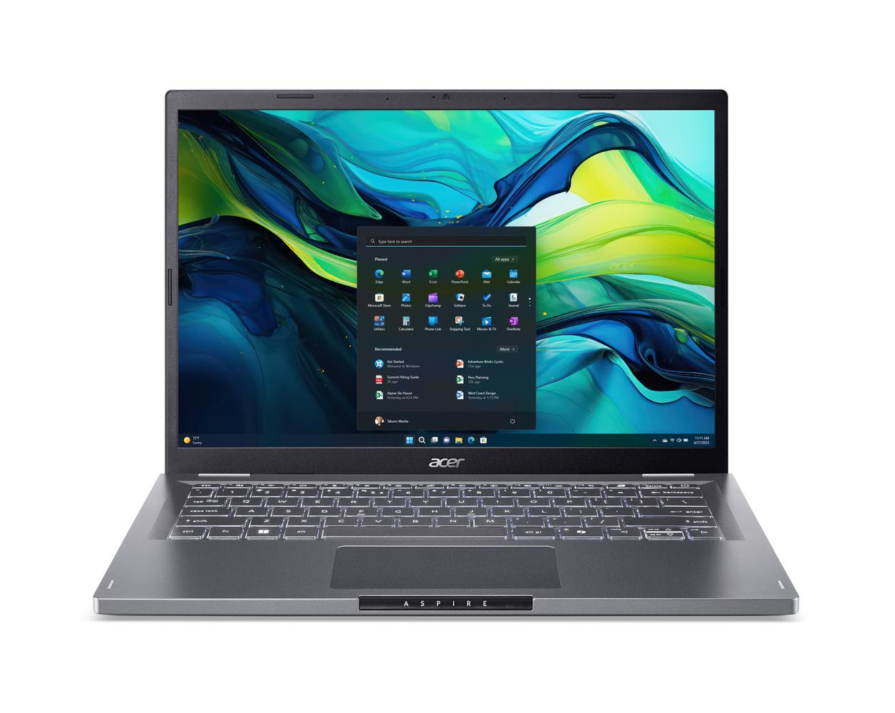 Bild von Acer Aspire 14 (A14-51M-745A) 14,0" WUXGA, IPS, Intel 7-150U, 16GB RAM, 1TB SSD, Windows 11