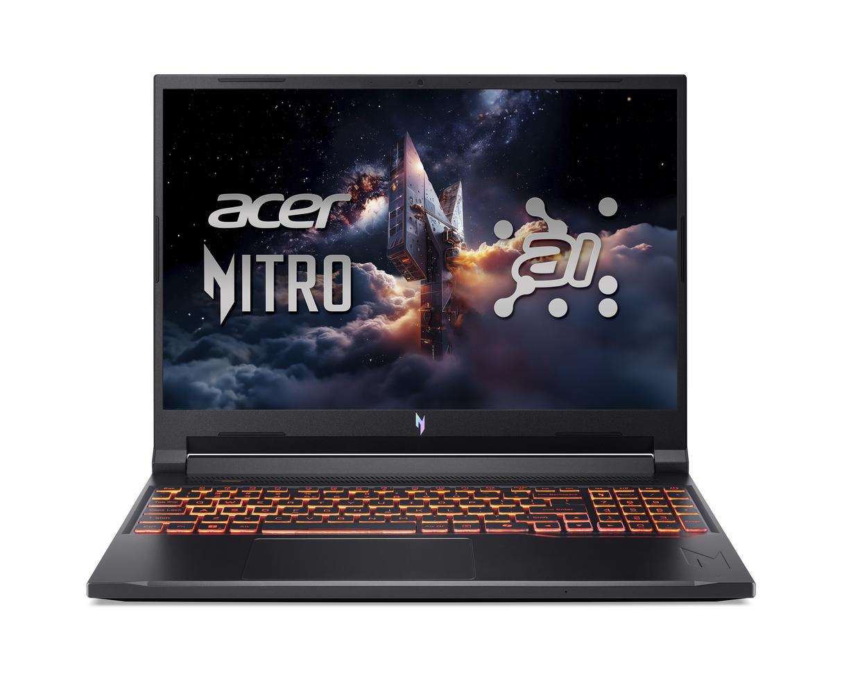 Bild von Acer Nitro V16 (ANV16-42-R7AC) Gaming 16" WUXGA, 180Hz, Ryzen R7-260 (16 TOPS), 16GB RAM, 1TB SSD, GeForce RTX5070, Linux (eShell)