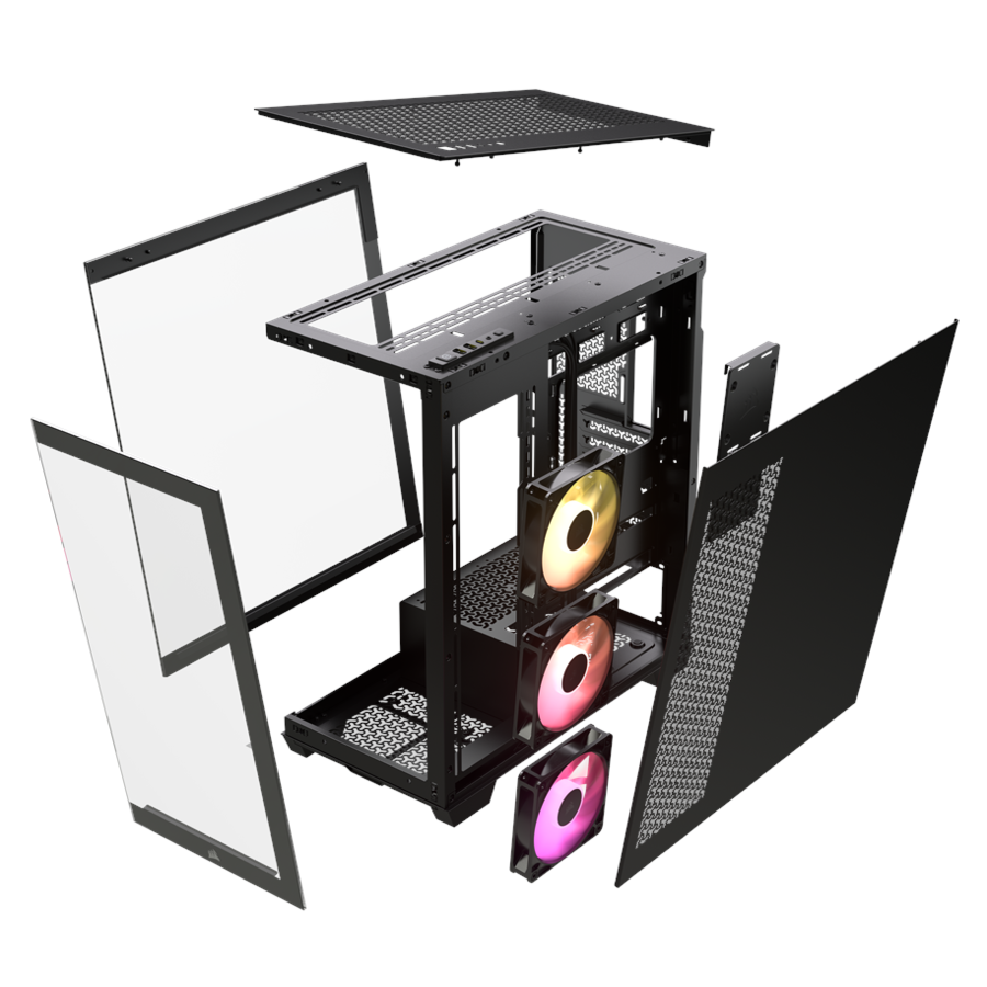 Bild von CORSAIR 3500X ARGB schwarz | PC-Gehäuse