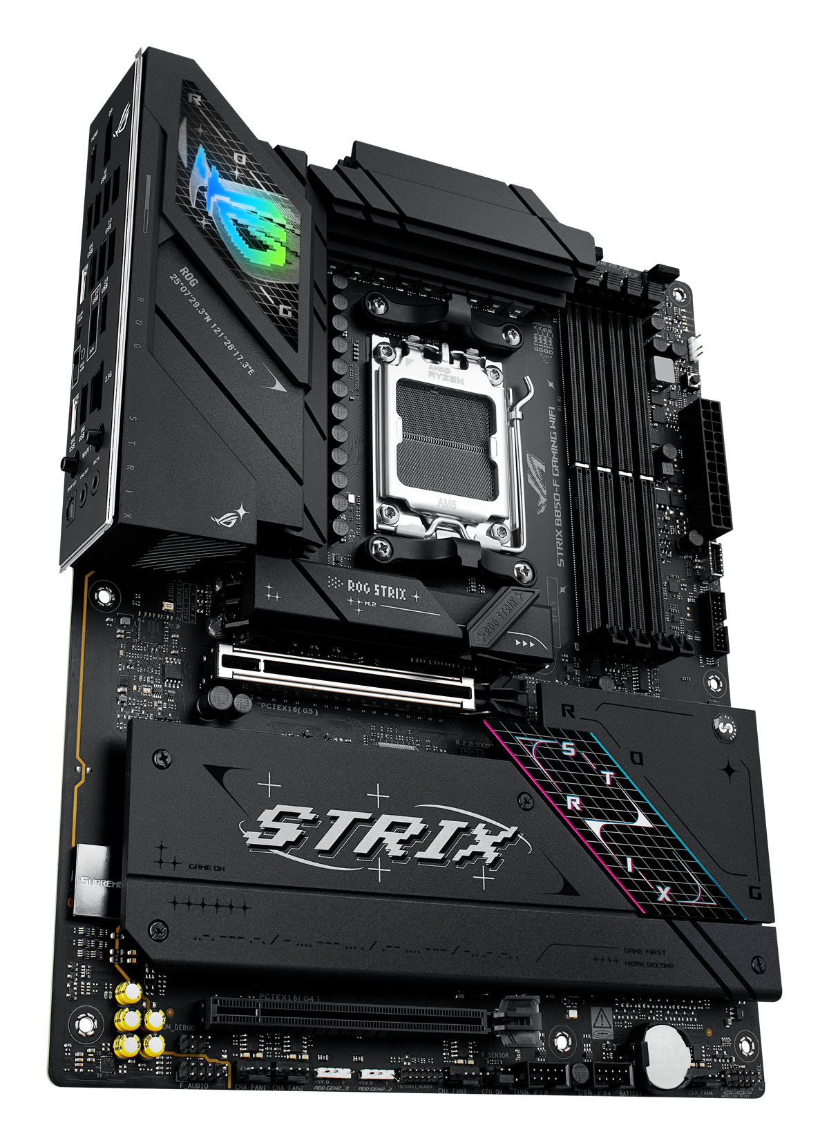 Bild von ASUS ROG STRIX B850-F GAMING WIFI Mainboard Sockel AM5