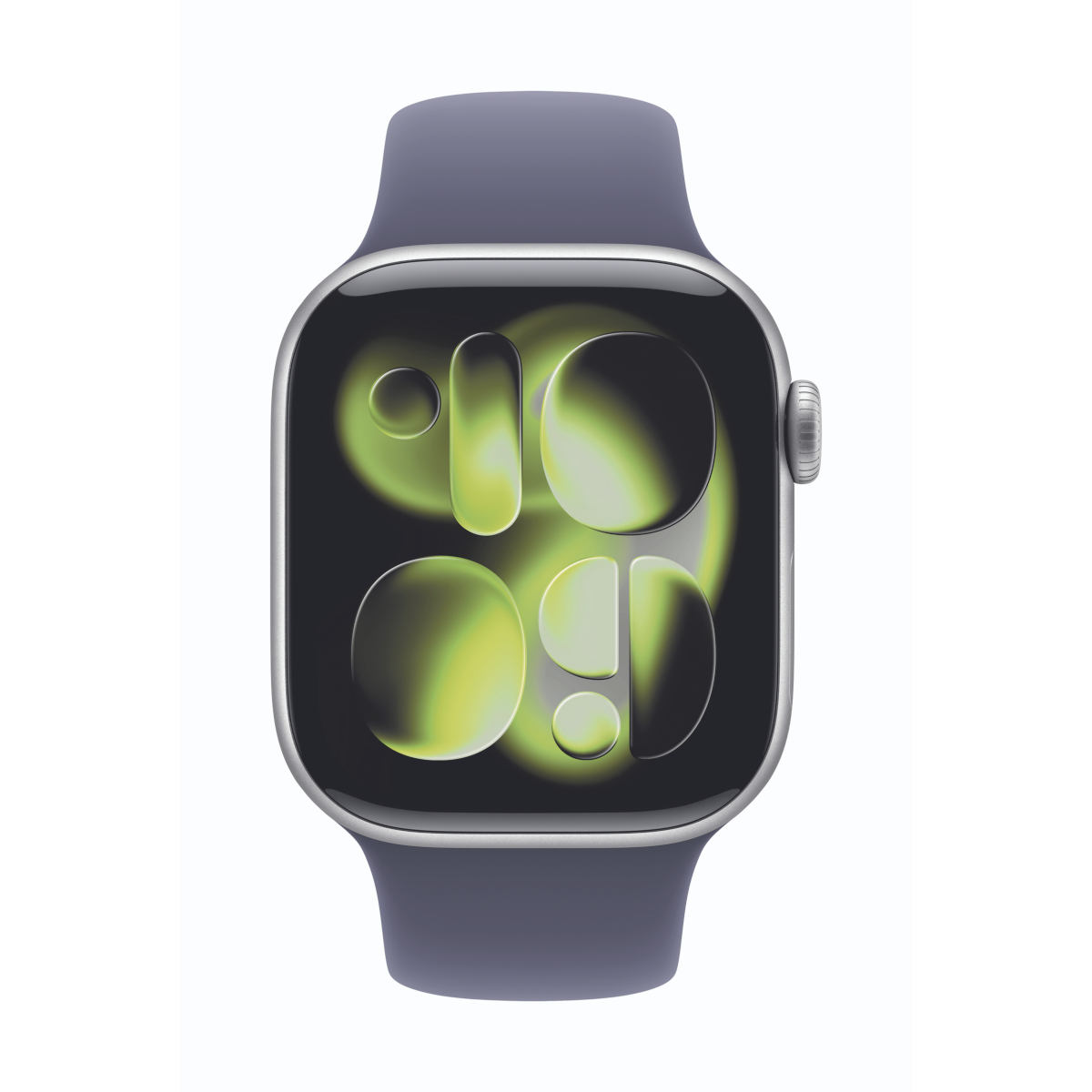 Bild von Apple Watch Series 11 Cellular 42mm Silber Aluminium Gehäuse mit Nebelviolett Sport Band - M/L