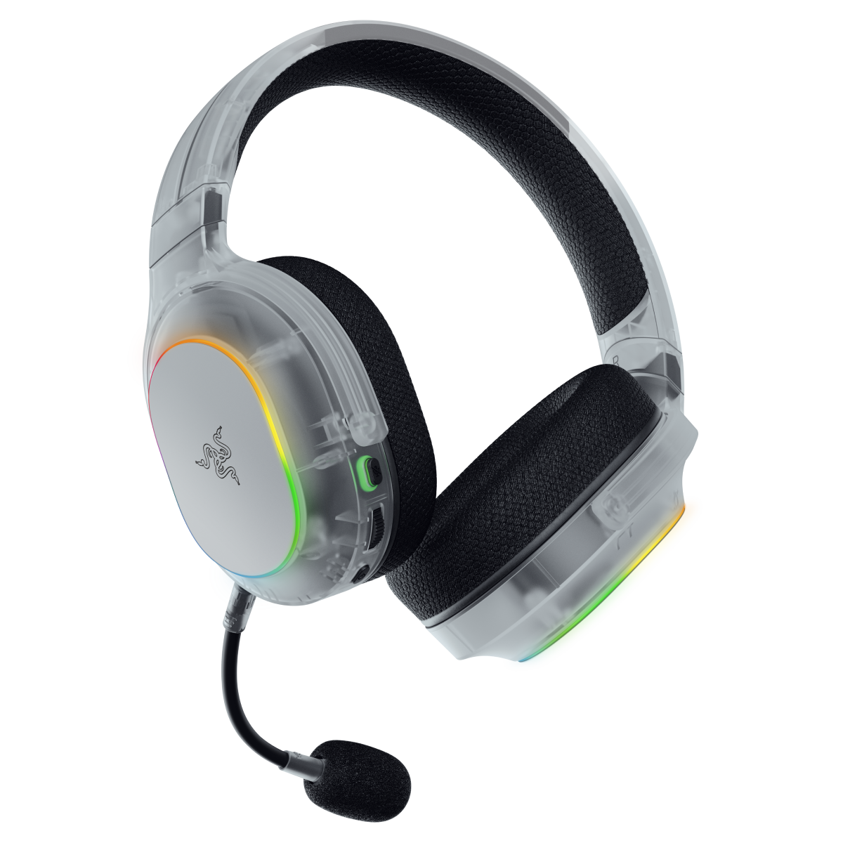 Bild von Razer Barracuda X Chroma Phantom White Edition kabelloses Multiplattform-Gaming-Headset mit 6 Zonen Chroma RGB, SmartSwitch Dual Wireless, 40 mm Treib
