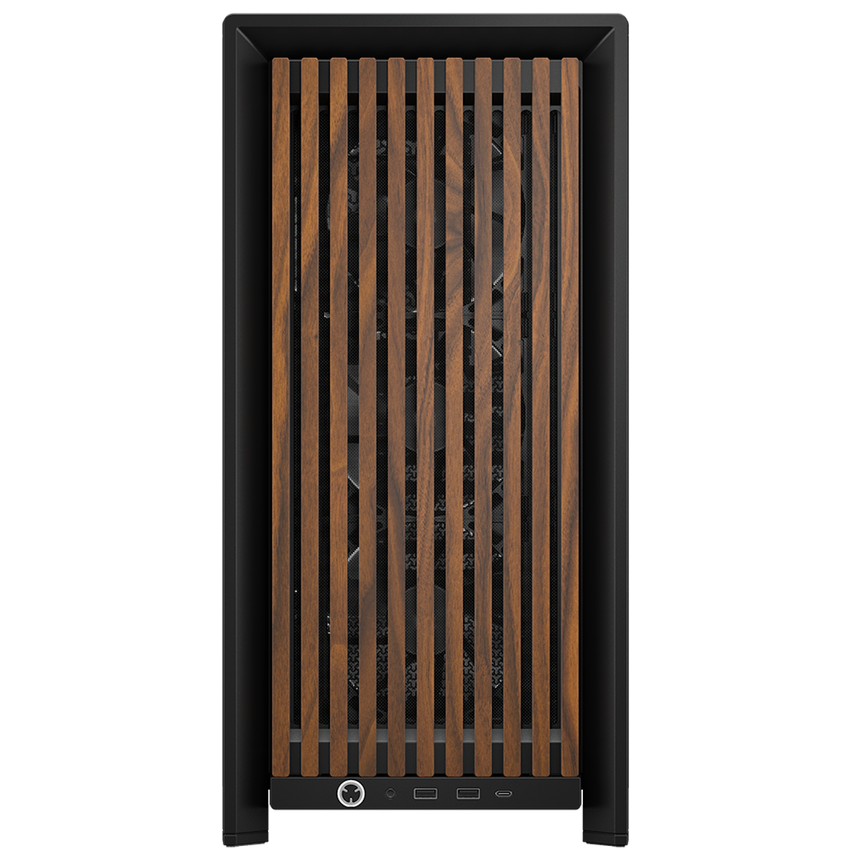 Bild von CORSAIR FRAME 4000D WOOD RS Black Walnut | PC-Gehäuse