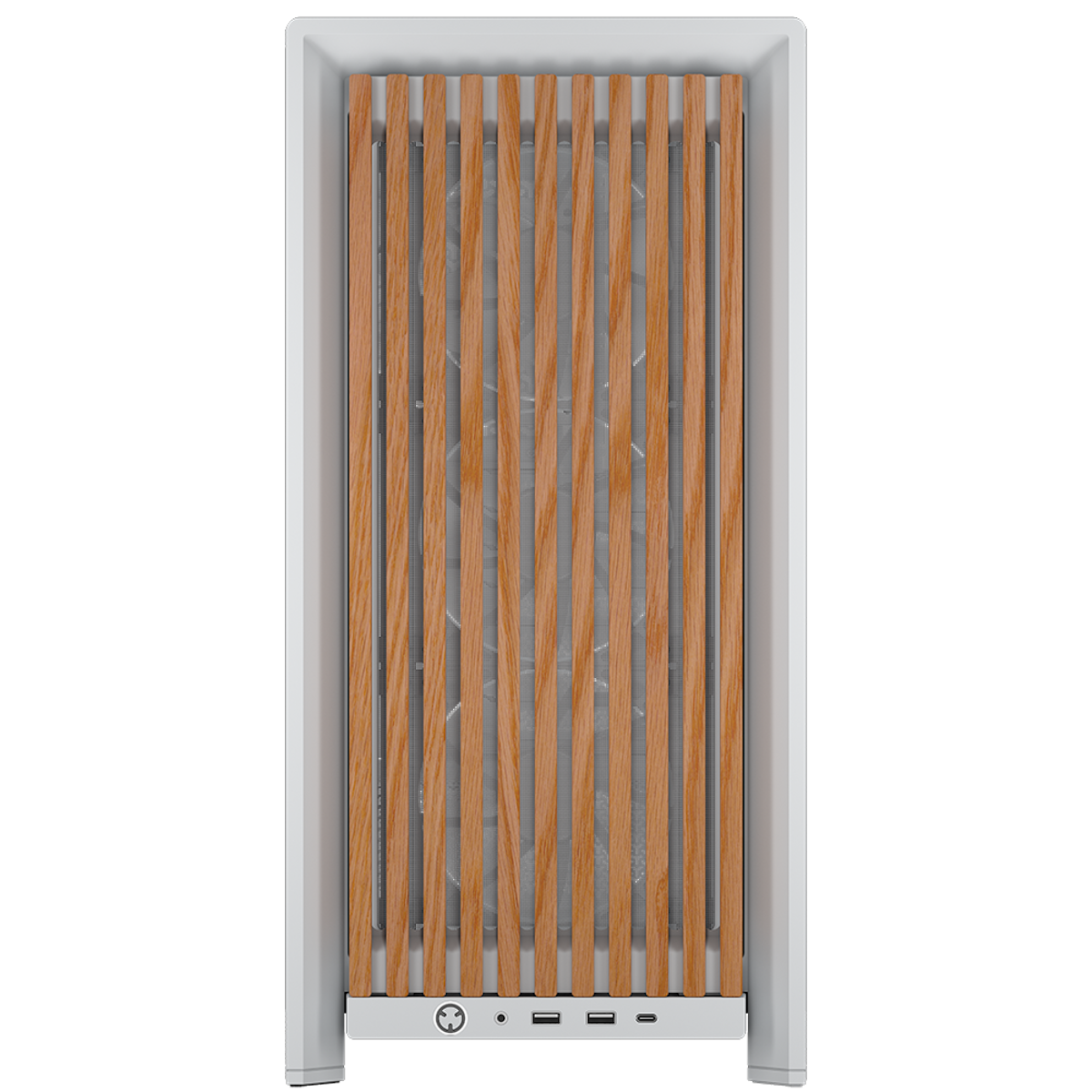 Bild von CORSAIR FRAME 4000D WOOD RS White Oak | PC-Gehäuse