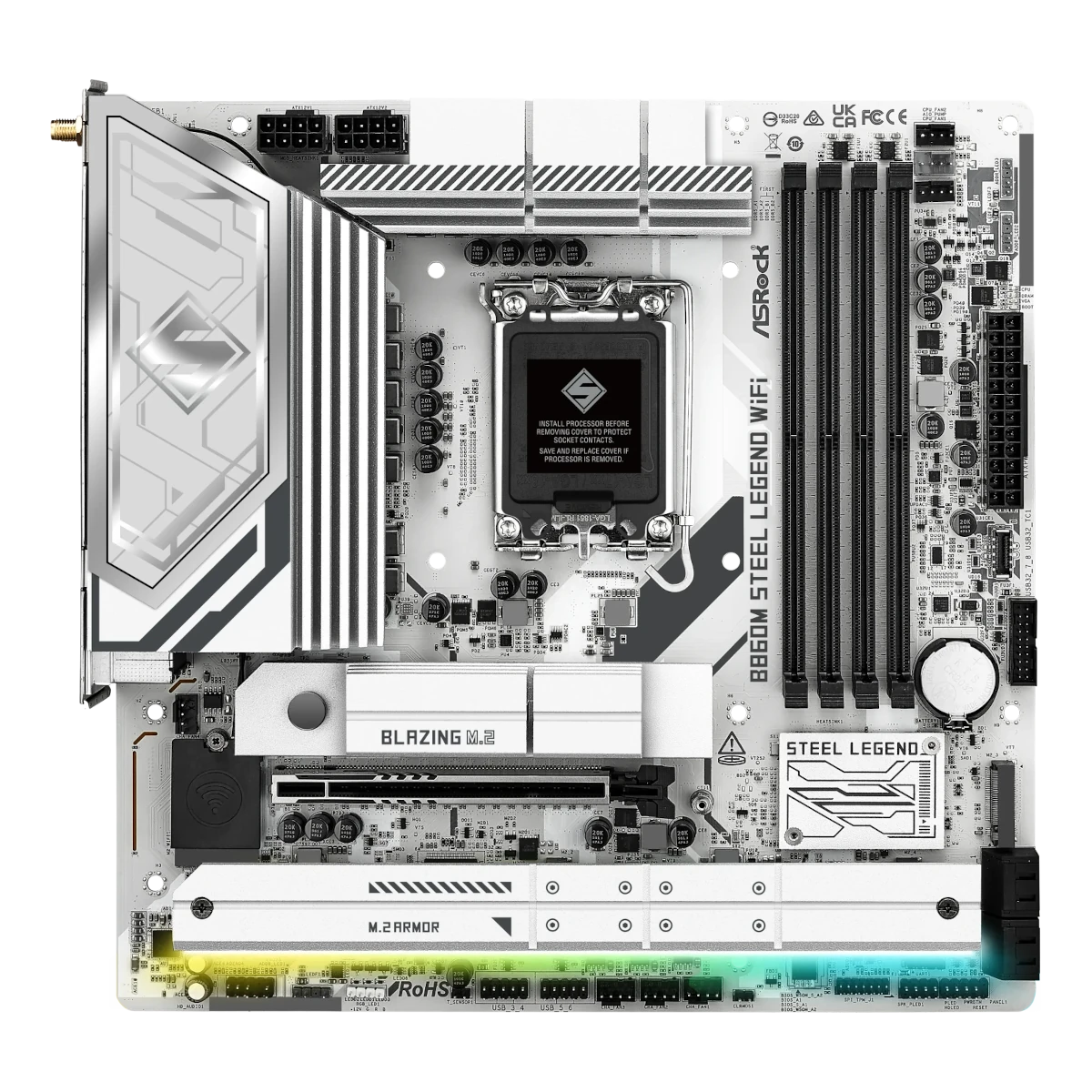 Bild von ASRock B860M Steel Legend WiFi Mainboard