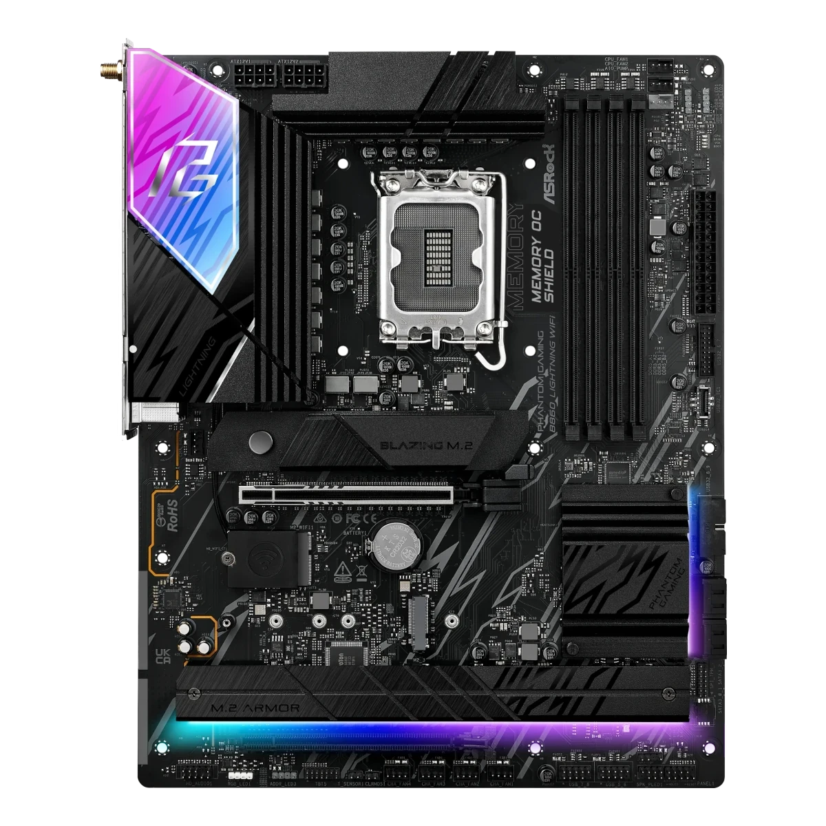 Bild von ASRock Phantom Gaming B860 Lightning WiFi Mainboard