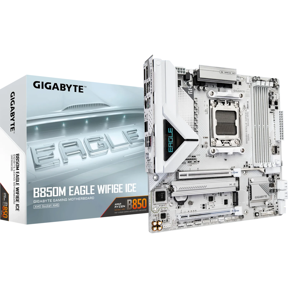 Bild von GIGABYTE B850M EAGLE WIFI6E ICE Mainboard Sockel AM5