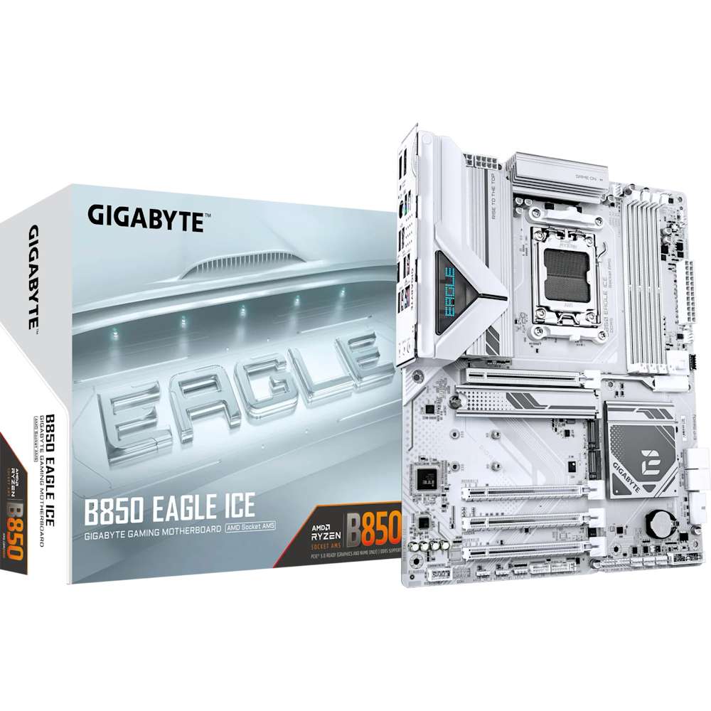 Bild von GIGABYTE B850 EAGLE ICE Mainboard Sockel AM5
