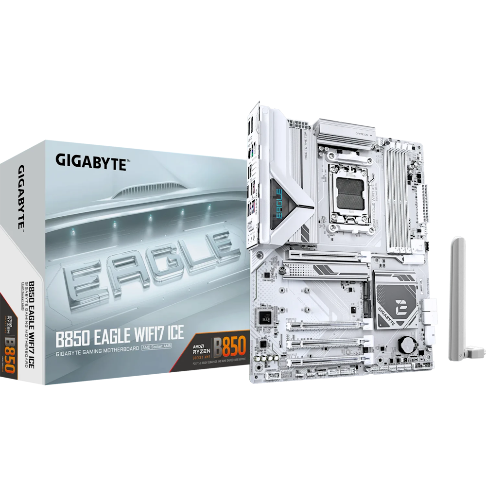 Bild von GIGABYTE B850 EAGLE WIFI7 ICE Mainboard Sockel AM5