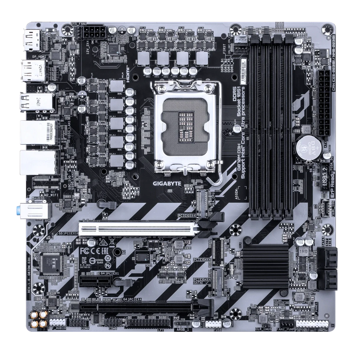 Bild von GIGABYTE Q870M D3H Mainboard