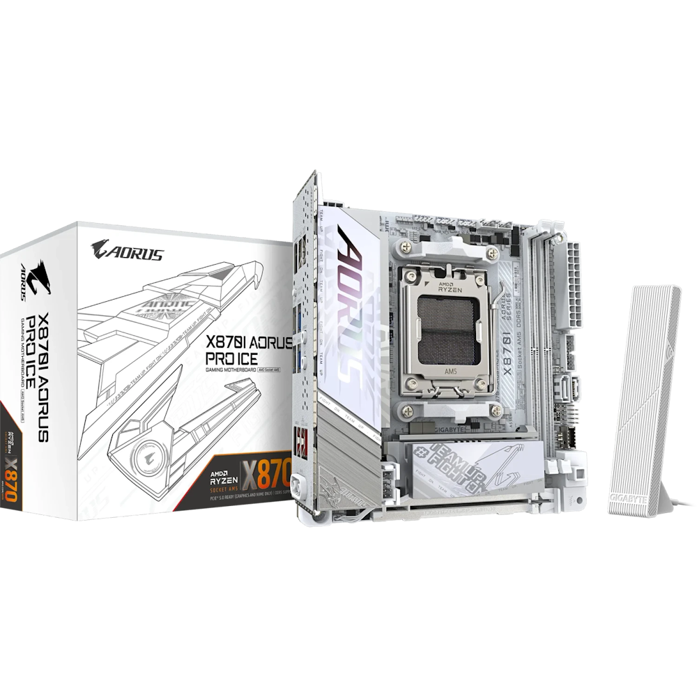 Bild von GIGABYTE X870I AORUS Pro ICE Mainboard Sockel AM5