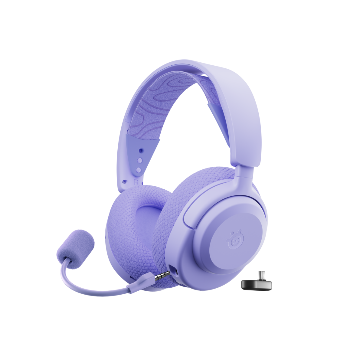 Bild von Steelseries Arctis Nova 3X Wireless Gaming Headset kabelloses Gaming Headset für XBOX mit bis zu 40 Stunden Akkulaufzeit, lavendel