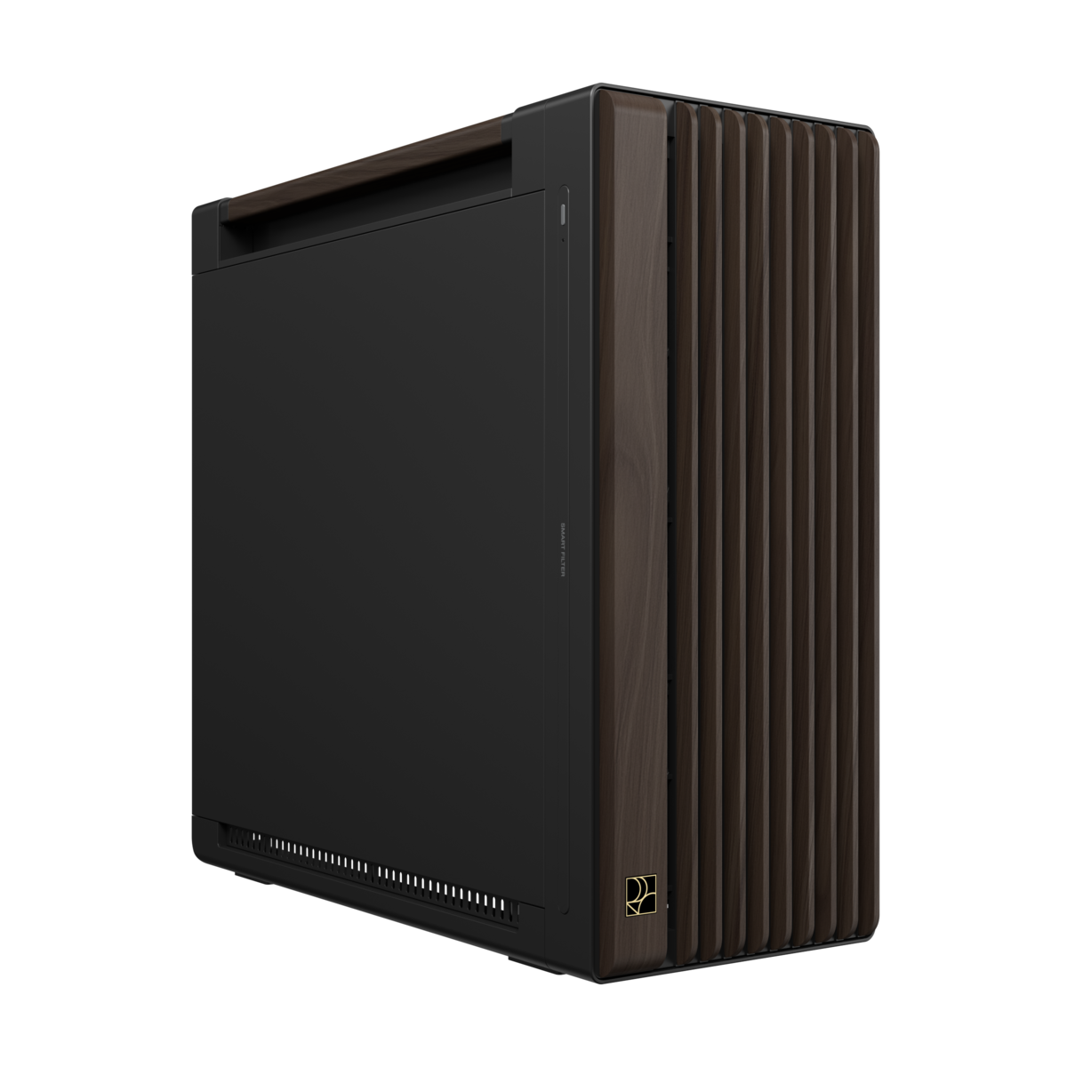 Bild von ASUS ProArt PA602 Walnut Wood Metal PWM Black | PC-Gehäuse