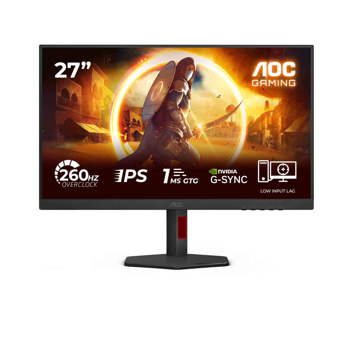 Bild von AOC 27G4ZRE 27 Zoll - Gaming Monitor Fast IPS Panel, FHD, 260 Hz, 1 ms, HDR 10, HDMI, DP