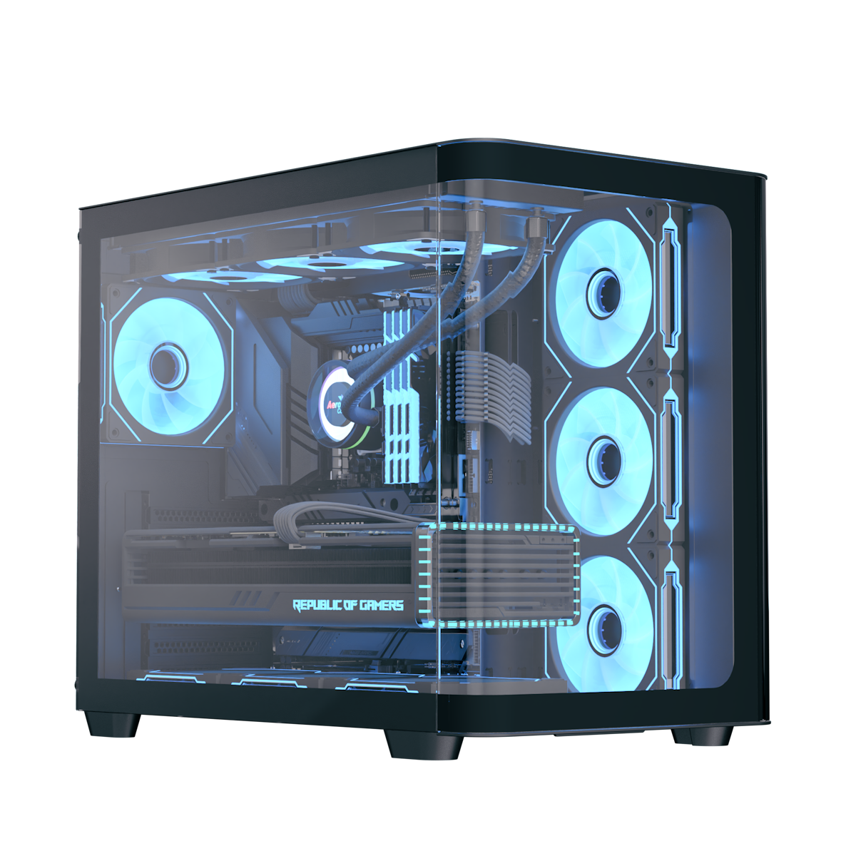 Bild von AeroCool P500C Black | PC-Gehäuse