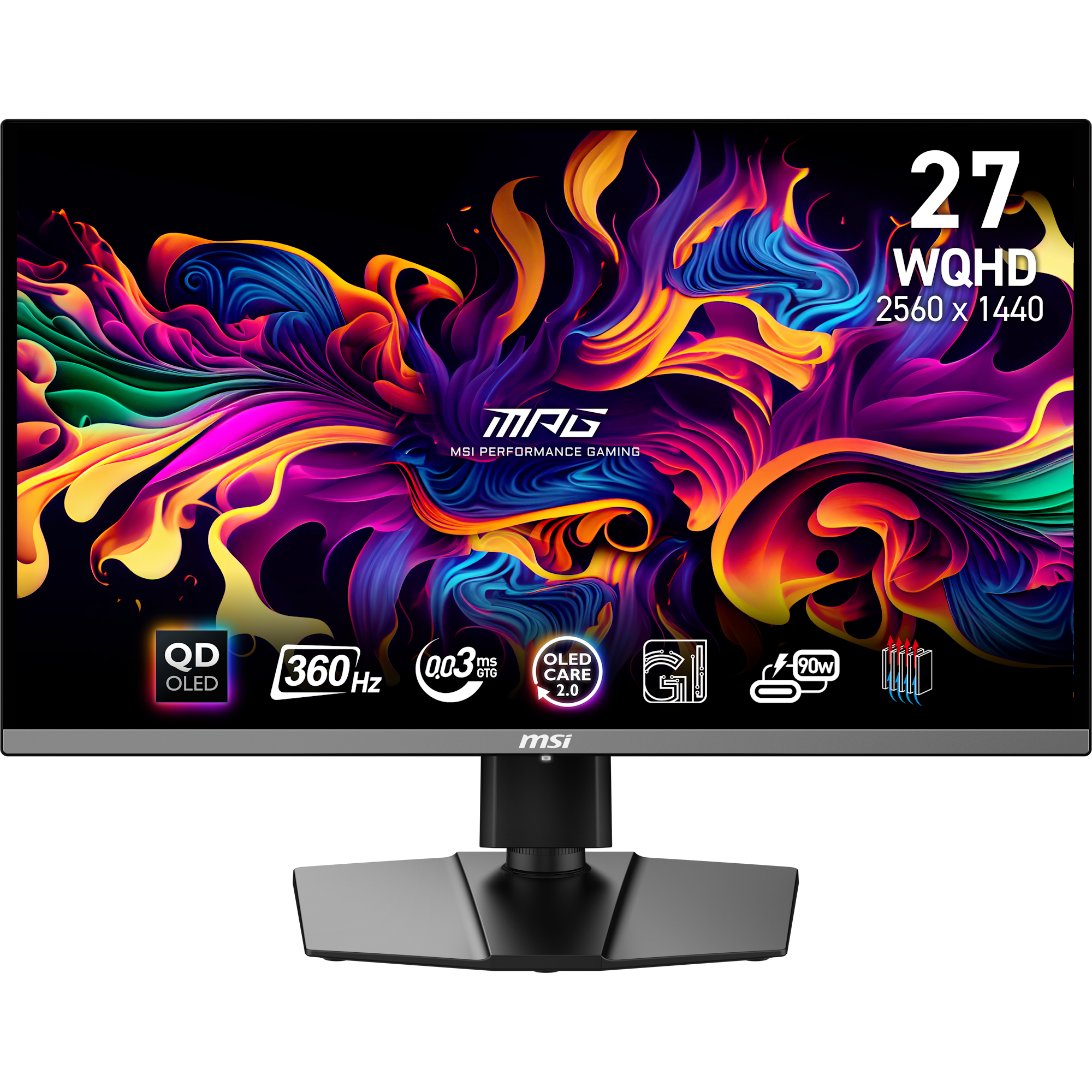 Bild von MSI MPG 271QRXDE QD-OLED Gaming Monitor - 360 Hz, 0,03ms GTG